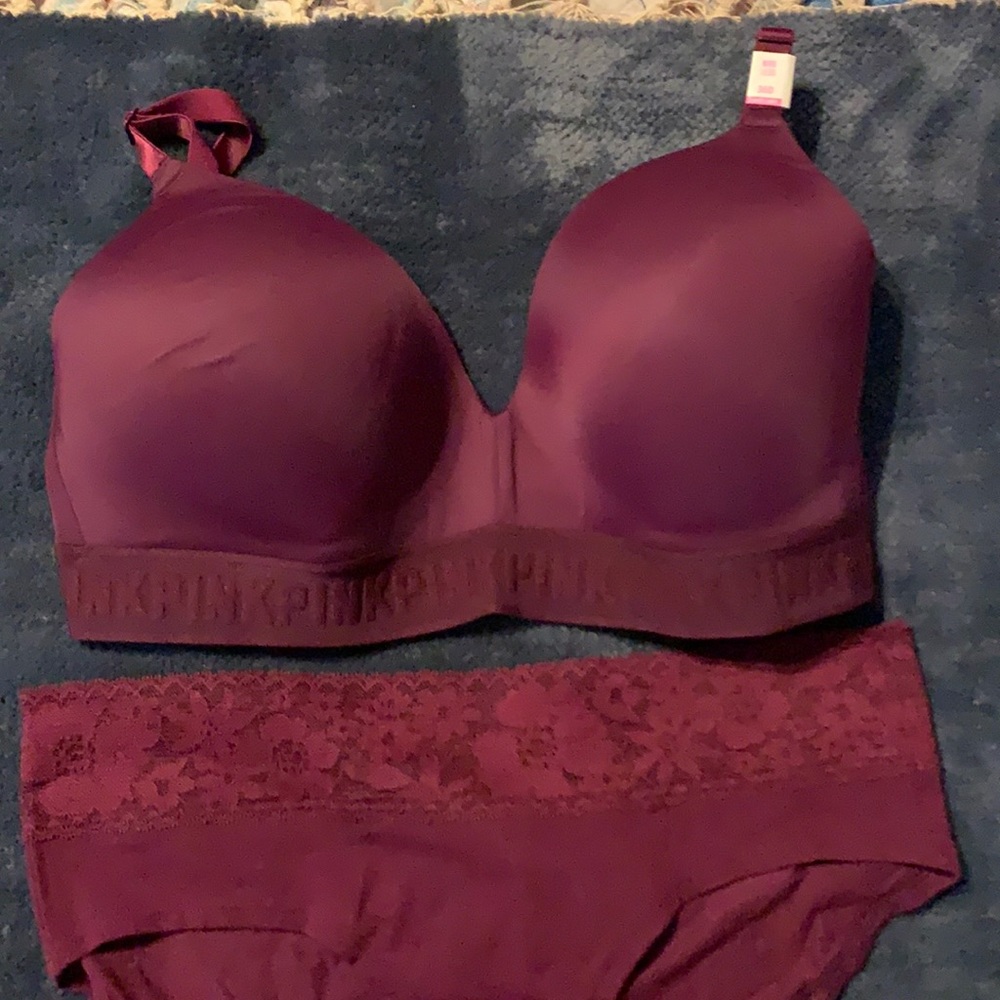 VICTORIA SECRET/ PINK - bra / panty set NWT